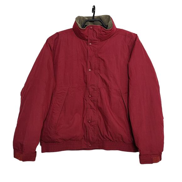 Mens Vintage LL Bean Coat XXL Red Parka Goose